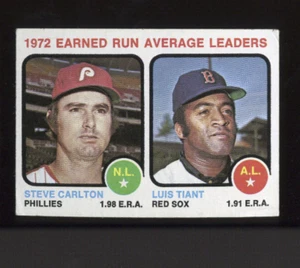 Tarjeta de líderes 1973 Topps Baseball #65 ERA - En muy buen estado #3873 - Imagen 1 de 1