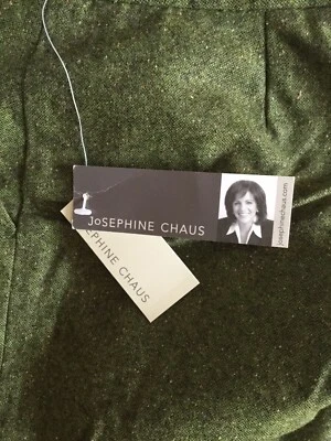 Calça social josephine chaus feminina verde nova $78 lavável na máquina tamanho 6 - Imagem 1 de 4