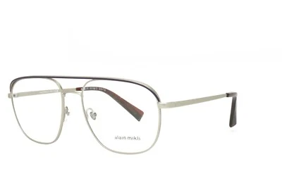 Gafas Alain Mikli SABIEN PLATA MATE 56-18-140 Nuevas Auténticas ZQ-1105 Foto 1 de 4