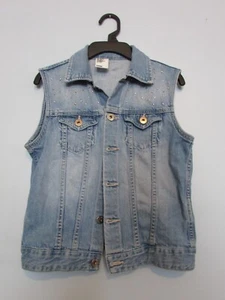 H & M Girls Denim Vest Size 12-13 Years EUC!!! - Picture 1 of 3