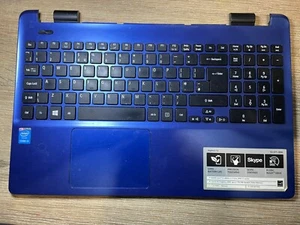 Original OEM Acer Aspire E5-571 Handauflage Top Cover UK Tastatur Blau G23 - Bild 1 von 2