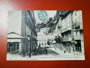 CPA 88 PLOMBIERES LES BAINS - Rue Stanislas - Bains Romains et Tempérés - Imagen 1 de 2