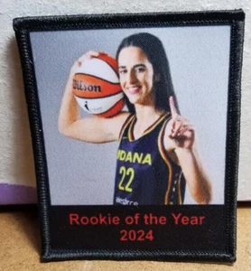 Caitlin Clark Sublimation Patch 24 WNBA ROOKIE OF THE YEAR! ca. 3x3,5" - Bild 1 von 1