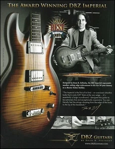 EE. UU. DBZ Imperial Guitar 2010 anuncio Dean B. Zelinsky 8 x 11 impresión de anuncio - Imagen 1 de 3