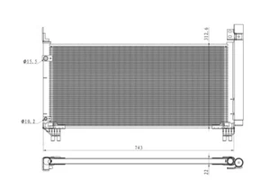 Fits Lexus RX 2015- 3.5 Baxter Air Conditioning Condenser 8846048220 - Picture 1 of 3
