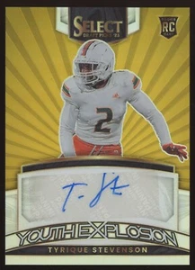 Tyrique Stevenson #YS-TST 2023 Panini Select Draft Gold Prizm Rookie Auto /10 - Picture 1 of 3