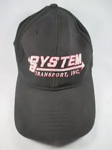 Cappello Berretto Baseball System Transport Inc Nero Regolabile Ottime Condizioni - Foto 1 di 11
