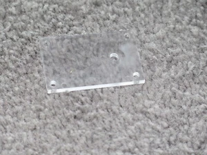 ASC6004 TEAM ASSOCIATED RC10-CC CLASSIC CLEAR KIT REAR TRANSMISSION BRACE PLATE - Picture 1 of 1