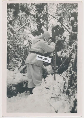 Wehrmacht Soldat tarn, camo Winter Scherenfernrohr / Winkelfernrohr 2.WK (1633a) - Bild 1 von 2