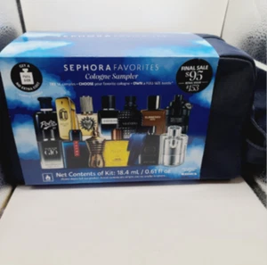 SEPHORA FAVORITES FALL 2024 Mens Cologne Sampler w/Shaving Bag NO CERTIFICATE - Picture 1 of 10