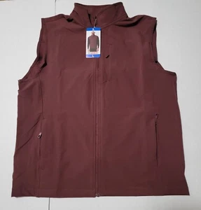 32 Degrees Heat Men's Tech Vest  With 3 Zipper Pockets ; Red  Size L  NWT - Picture 1 of 12