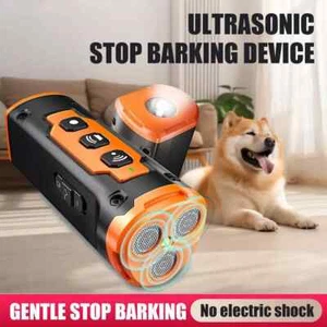 Training Device Dog Bark Deterrent Long Range Tool Ultrasonic Rechargeable Stops - Picture 1 of 19