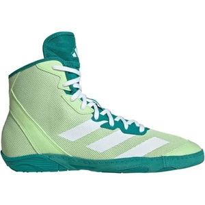 Adidas Adizero Wrestling Boots Sparring Shoes Green Trainers Canvas Boxing Shoes - Picture 1 of 10