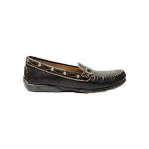 Minnetonka Womens Size 8.5 Brown Loafer Slip-on Brown - Picture 1 of 20