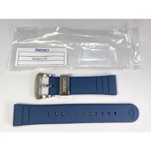 Seiko Prospex Genuine Silicone Band Strap Color Blue 22mm R03K011J0 New - Picture 1 of 7