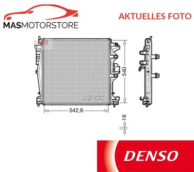 KÜHLER WASSERKÜHLER MOTORKÜHLER DENSO DRM01004 P FÜR ALFA ROMEO GIULIA - Image 1 of 4