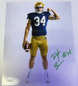 DRAYK BOWEN Signed 8x10 Photo Notre Dame Fighting Irish JSA COA - Picture 1 of 1