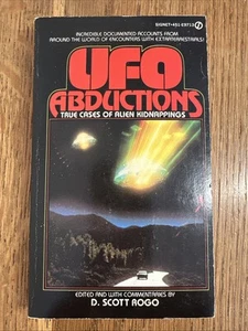 UFO Abductions True Cases of Alien Kidnappings Scott Rogo 1980 US Signet PB 1st - Picture 1 of 8