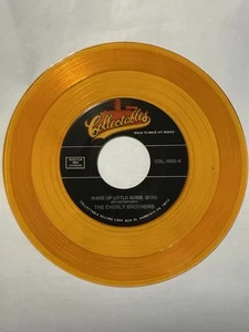 Everly Brothers Wake Up Little Susie / Poor Jenny Collectables Yellow Vinyl 45 - Picture 1 of 4