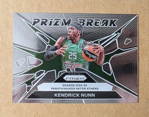 2024-25 Panini Prizm EuroLeague Kendrick Nunn #4 Prizm Break Panathinaikos - Bild 1 von 2