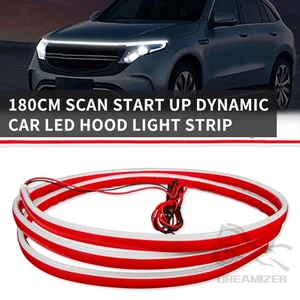 180cm/240cm Auto Motorhaube LED DRL Streifen Wasserdicht Flexibel Umgebungslicht ✅ - Bild 1 von 8