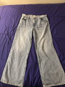 PacSun Women’s Lena Super Baggy Jeans Size 29 Light Wash High Rise Wide Leg - Picture 1 of 7