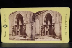 Antique Stereoview H New Series Cathedral Cordova Spain Arch Sculpture Art - Picture 1 of 5