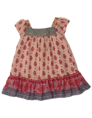 Vestido Monzón Niñas Línea A 6-7 Años Rosa Floral Poliéster DH06 Foto 1 de 3
