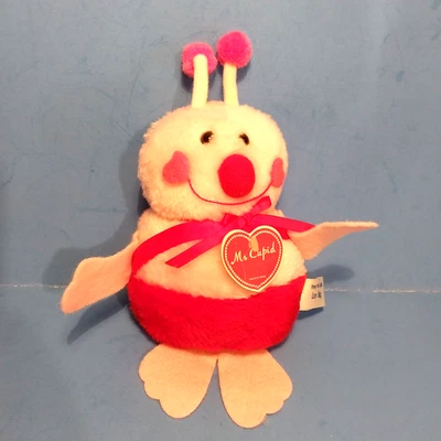 1970-е Новый Ms Cupid Luv Жук Плюшевый Dan Dee Розовый Тайвань Мягкое Животное Насекомое - Изображение 1 из 4