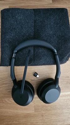 Jabra Evolve2 55 Stereo USB-C Kabelgebundene Ohraufliegende Kopfhörer, MS Teams - Bild 1 von 4