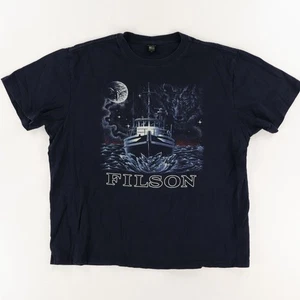 Filson Pioneer Graphic Ship Solid T-Shirt Navy Herren XL - Bild 1 von 7