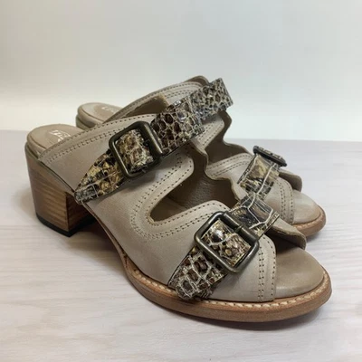 Sandalias de cuero para mujer Freebird Caprice talla 7 color hielo sin cordones Foto 1 de 4