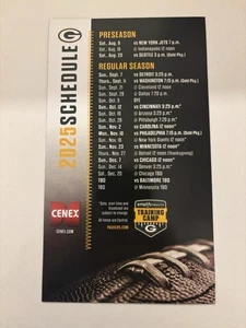 Green Bay Packers 2025 Schedule Magnet - Lambeau Field - Picture 1 of 1