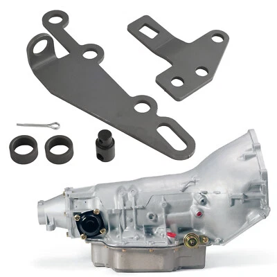 35498 Cable Bracket & Shift Lever Kit Fit For GM TH400 TH350 TH250 200-4R 700R4 - Image 1 of 4