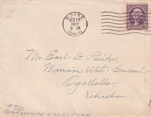 USA 1937 COVER AND CHRISTMAS CARD AND CHRISTMAS SEAL - Picture 1 of 4