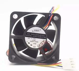 ADDA AD5012UB-C7B 5020 DC12V 0.30A 5CM 4-Pin Silent Cooling Fan - Picture 1 of 4