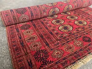 3.3 x 5.10 ft. Rare Afghan Nomadic Handmade Rug, Turkmen Unique Vintage Rug. - Picture 1 of 21