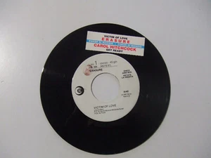 Erasure / Carol Hitchcock - Disco Vinile 45 Giri 7" Edizione Juke Box + Stickers - Imagen 1 de 2