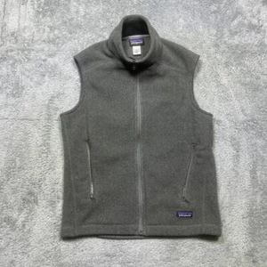 Patagonia Synchilla Fleece Vest Men's S Gray Full Zip Pockets EUC 25185 - Picture 1 of 12