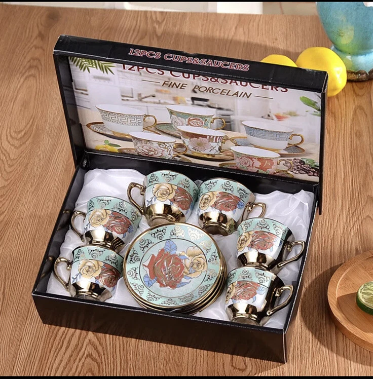 turkish vintage coffee and tea set