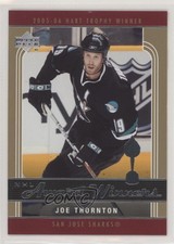 2006-07 Upper Deck NHL Award Winners Joe Thornton #AW1