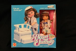 VTG Mattel Barbie Heart Family ~ JANET AND POTTY CHAIR Baby Cousin - Picture 1 of 7