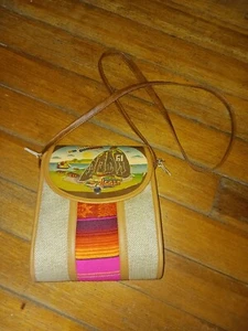Hermoso bolso bandolera de cuero de colección Guatapé Columbia usado en excelente estado - Imagen 1 de 9