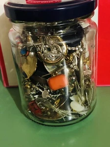 Single Earrings Vintage Mixed Craft Lot mystery jewellery jar B17 - Picture 1 of 1