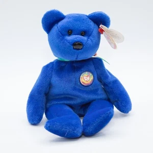 Peluche Ty Beanie Babies "Clubby" - Oficial Club Bear - 1998 - Imagen 1 de 5