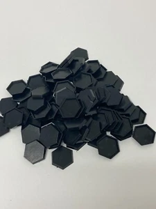 Lot of 100 30mm Hexagon Base Used For Battletech & Wargaming - Picture 1 of 3