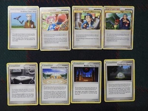 8 Karten - Pokémon - Supporter & Stadium - wie abgebildet - Ungraded G+ - Bild 1 von 1