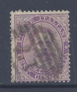 ITALY 1879  50c. MAUVE  USED  SG 36 - Picture 1 of 2