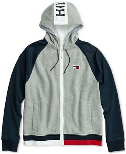 Tommy Hilfiger Logo Full Zip Hoodies 