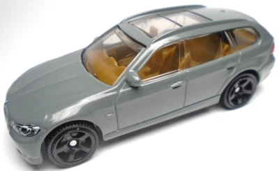 2023 MATCHBOX '12 BMW 3 SERIES TOURING GRAY 1:64 DIECAST 2 7/8" CAR BROWN INSIDE - Image 1 of 4